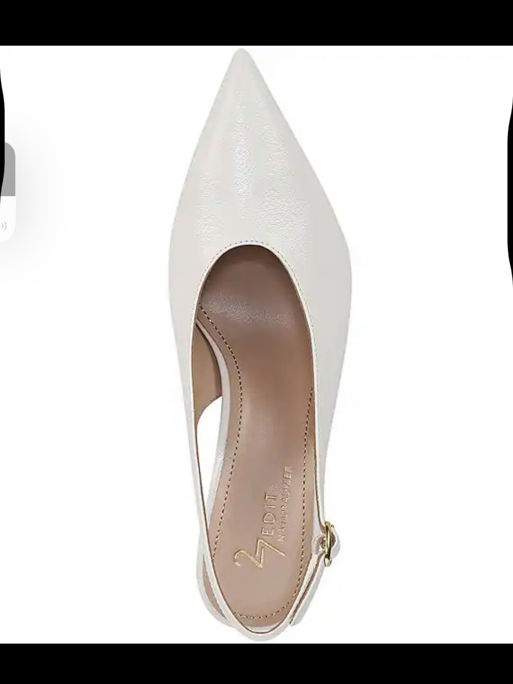 27 edit naturalizer sling back leather shoes
